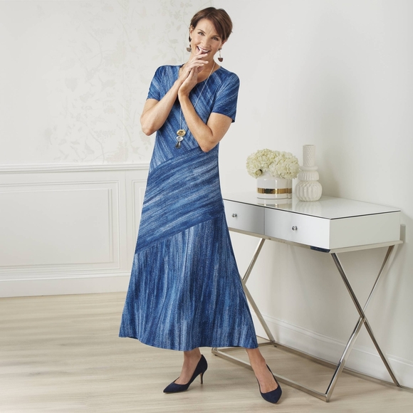 Serengeti Dresses & Skirts - 🌴 Serengeti Crosswinds Spliced Maxi Dress Size S New Without Tags